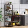 5-Tier Kitchen Bakers Rack with Storage Shelf - Image 7