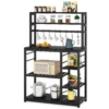 Kitchen Rack, 5-Tier Microwave Cart Oven Stand - Image 12