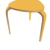 triangular shaped Yellow Coffee Table for Living Room Wooden chair Home Furniture for Bedroom Kitchen Office