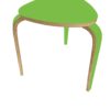 triangular shaped Green Coffee Table for Living Room Wooden chair Home Furniture for Bedroom Kitchen Office - Image 4