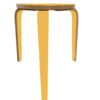 triangular shaped Yellow Coffee Table for Living Room Wooden chair Home Furniture for Bedroom Kitchen Office - Image 3