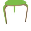 triangular shaped Green Coffee Table for Living Room Wooden chair Home Furniture for Bedroom Kitchen Office