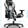 Gaming Chair - Furgle Gamer Chair - Office Chair - Swing Mode - with Headrest and Lumbar Support (WB) - Image 6