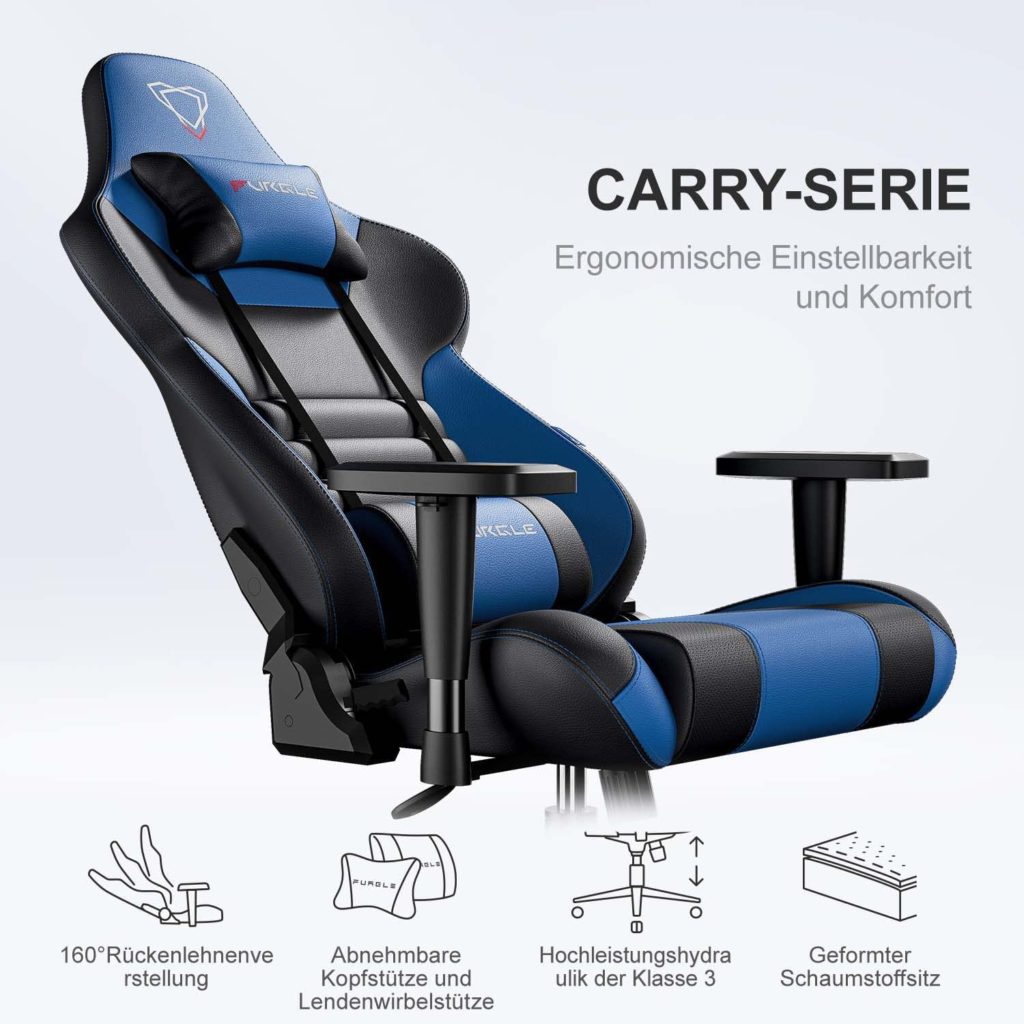 Gaming Chair Furgle Gamer Chair Office Chair Swing Mode with