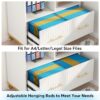 File Cabinet, Lateral Printer Stand with Drawer & Open Storage Spaces - Image 6