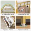 Freestanding Closet Organizer, Modern Garment Rack with Drawers & Shelves - Image 7