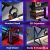 Gaming Desk, L Shaped Desk  with Led Lights & Monitor Stand - Image 6