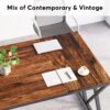 Conference Table, 6FT Rectangular Meeting Table Seminar Training Desk - Image 5