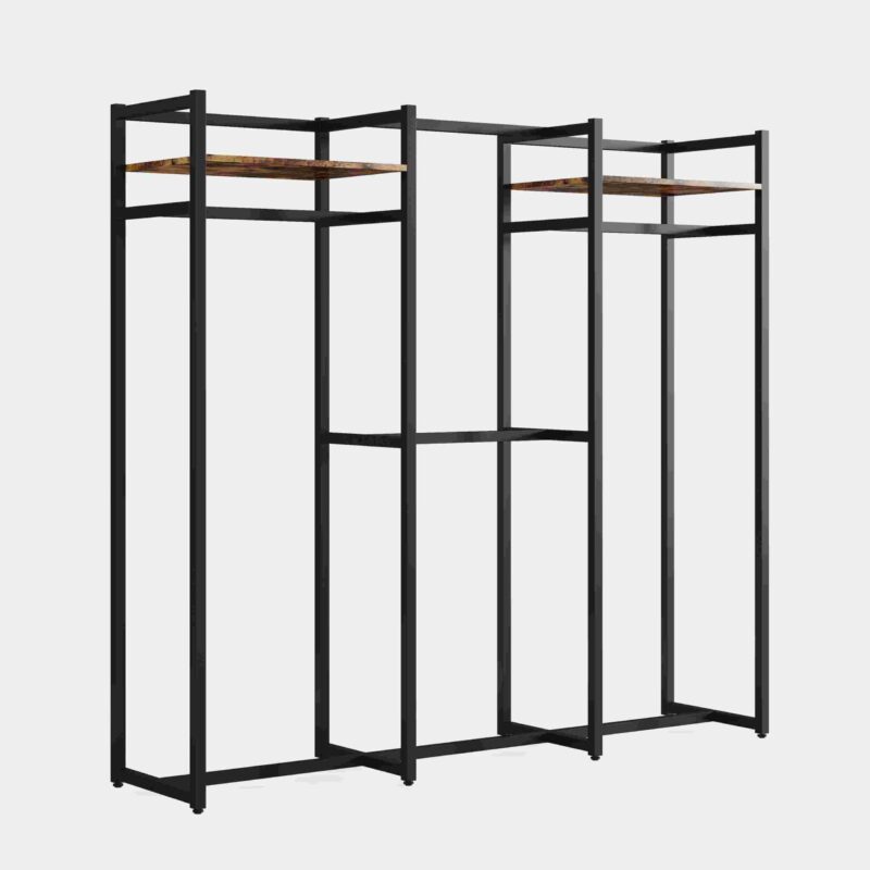 Freestanding Closet Organizer, Large Garment Clothes Rack - Image 2