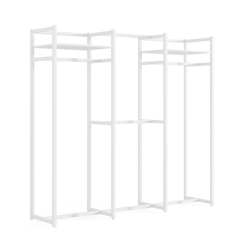 Freestanding Closet Organizer, Large Garment Clothes Rack - Image 8