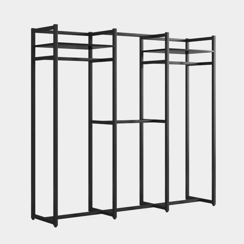 Freestanding Closet Organizer, Large Garment Clothes Rack - Image 10