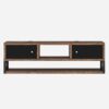 Floating TV Stand, 3-Tier Entertainment Center Media Console Shelf - Image 2