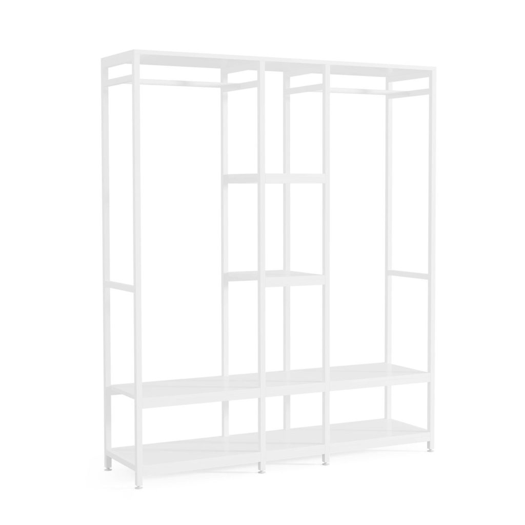 Freestanding Closet Organizer, Double Rod Clothes Rack MecaWorks EGYPT