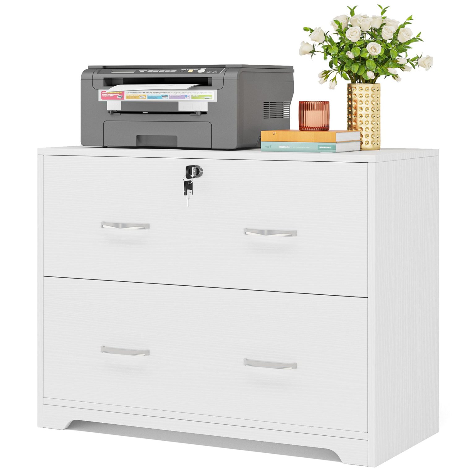 File Modern Lateral Storage with 2Drawer MecaWorks