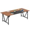 Conference Table, Rectangular 6FT Meeting Table Desk with Splicing Board - Image 7