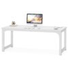 Conference Table, Rectangular Meeting Seminar Table Boardroom Desk - Image 15