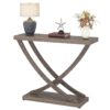 Console Table, 35 inch Industrial Entryway Table Narrow Sofa Table