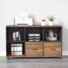 File Cabinet, 43 inches Mobile Filing Cabinet for Letter Size - Image 3
