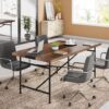 Conference Table, 6FT Rectangular Seminar Meeting Table - Image 3
