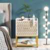 Nightstand, 2-Drawer Bedside End Table with Storage Shelf - Image 3