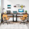 Two Person Desk, 78.8" Height Adjustable Computer Desk with Lift Top - Image 3