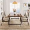 Dining Table, Industrial Breakfast Dinner Table for 6-8 people - Image 3