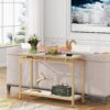 Console Table,  40” Entryway Sofa Table with 2 Tier Storage Shelf - Image 3