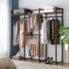 Freestanding Closet Organizer, Large Garment Clothes Rack - Image 3