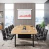 8FT Conference Table,  94.5L x 47.2W inch Large Meeting Table - Image 4