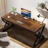 Executive Desk, 63” Large Computer Desk for Home Office - Image 4