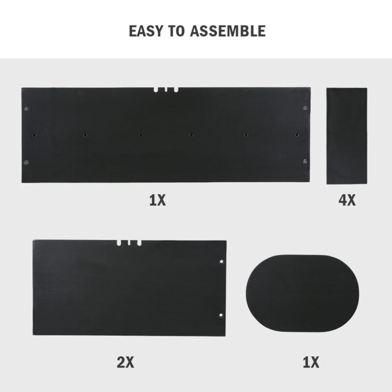 Monitor Stand, 3 Shelf Monitor Riser with Adjustable Length and Angle - Image 3