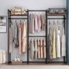 Freestanding Closet Organizer, Large Garment Clothes Rack - Image 4