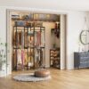 Freestanding Closet Organizer, 87" Garment Racks with Shelves - Image 3