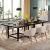 Dining Table, Rustic Square 39"x 39"x 29" Kitchen Table for 4 - Image 4