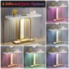 Console Table, 41" Faux Marble Sofa Table with LED Lights - Image 5