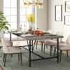 Dining Table, Industrial Breakfast Dinner Table for 6-8 people - Image 8