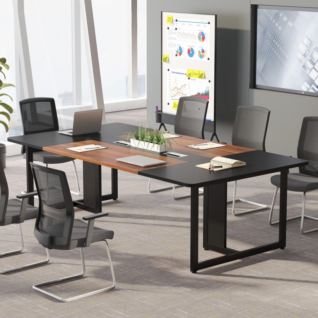 244 CM Rectangle Conference Table 10 People Meeting Table With 244-cm-rectangle-conference-table-10-people-meeting-table-with