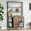 File Cabinet, 2 Drawer Vertical Filing Cabinet with Bookshelf - Image 3