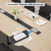 Conference Table, Modern 6FT / 8FT Boat Shaped Meeting Table - Image 5