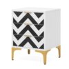 Nightstand, Modern 3-Drawer End Table Bedside Table for Bedroom - Image 2