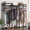 Freestanding Closet Organizer, 75 inch Heavy Duty Garment Rack - Image 5