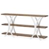 Console Table, Industrial Entryway Sofa Table with 3-Tier Shelves - Image 10
