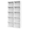 Bookshelf, 70.9" Narrow Bookcase 5 Cube Storage Organizer - Image 8