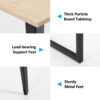 Conference Table, Modern 6FT / 8FT Boat Shaped Meeting Table - Image 6