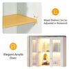 Bookcase, Freestanding Storage Cabinet with LED Light & 5-Tier Shelves - Image 6
