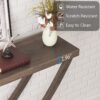 Console Table, 35 inch Industrial Entryway Table Narrow Sofa Table - Image 5