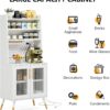 Kitchen Baker's Rack, 6 Tier Storage Cabinet with Power Outlet - Image 7
