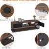 Floating TV Stand, 3-Tier Entertainment Center Media Console Shelf - Image 6