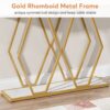 Console Table, 55" Modern Entryway Sofa Table with Faux Marble - Image 6