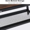 End Table, 3-Tier Vintage Bed Side Table Night Stand - Image 6